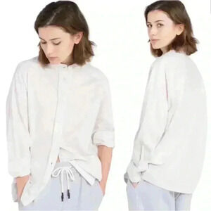 NWT Max Mara light pink edmea button down blouse size medium